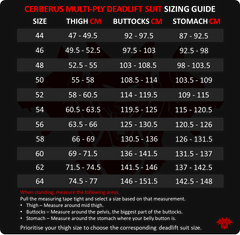 CERBERUS Multi-Ply Deadlift Suit